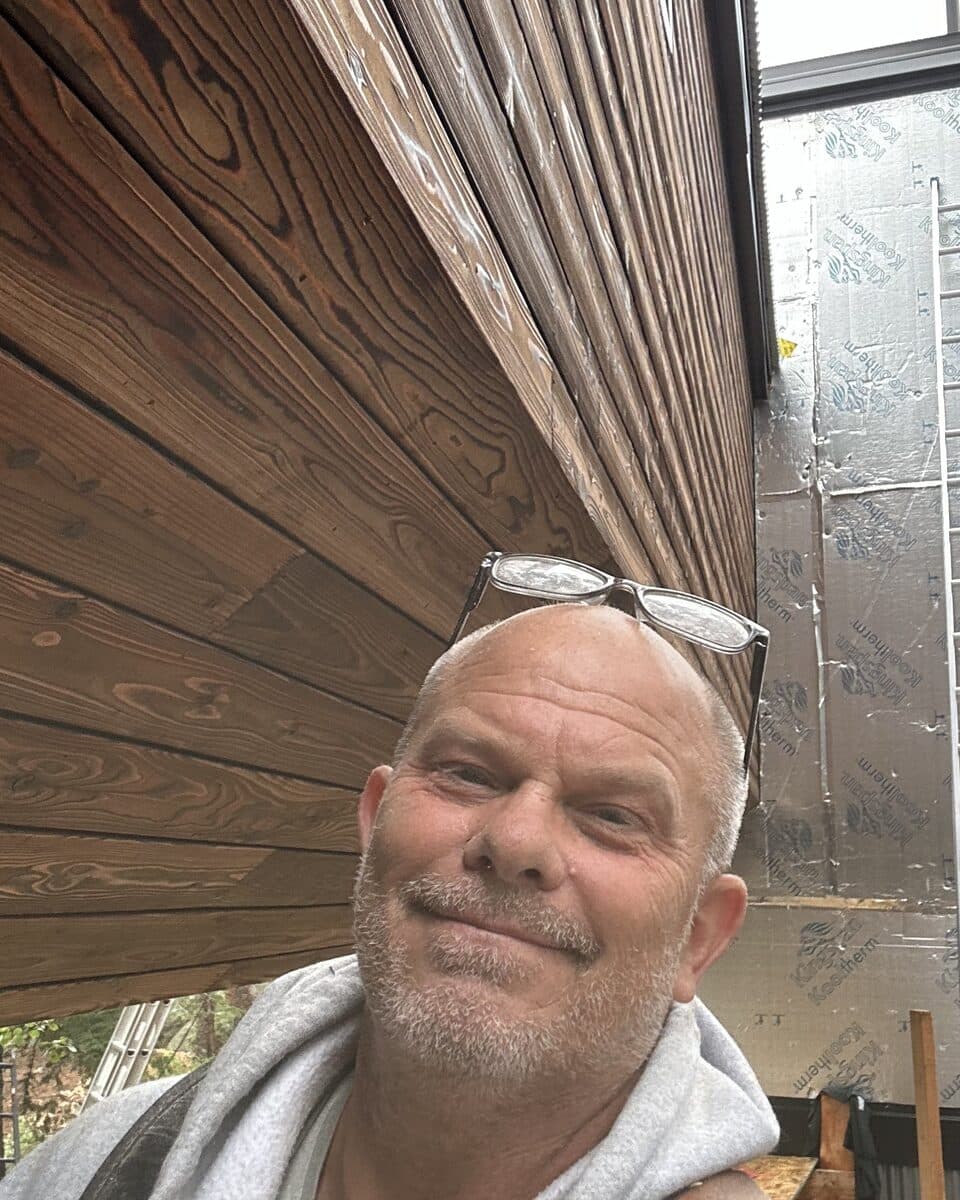 Rich Grate on a job site
